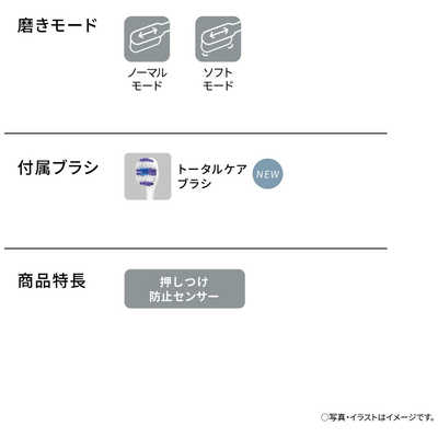 パナソニック Panasonic 電動歯ブラシ Doltz (ドルツ) 白 [振動式