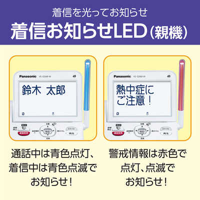 パナソニック Panasonic 電話機 ホワイト [ 子機1台 / コードレス ] VE 