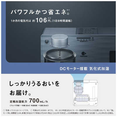 J1871 3ヶ月保証付き！ Panasonic パナソニック FE-KXR07-W 加湿器 気化式加湿器 2017年製 新品参考価格15,100円 動作確認、クリーニング済み FE-KXR07 概要 - ヒーターレス気化式加湿機（中小容量タイプ） | 加湿