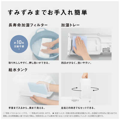 Amazon.co.jp: パナソニック 加湿器 気化式 ナノイー搭載 ~20畳