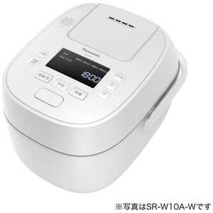 パナソニック Panasonic 炊飯器 1升 (おどり炊き)可変圧力IH ホワイト W SR-W18A-W