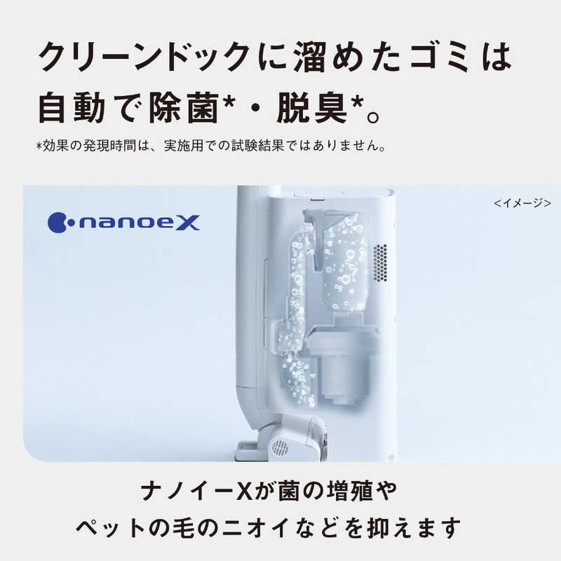 パナソニック　Panasonic パナソニック　Panasonic セパレート型コードレススティック掃除機 ［紙パックレス式 /コードレス］ ホワイト MC-NS100K MC-NS100K