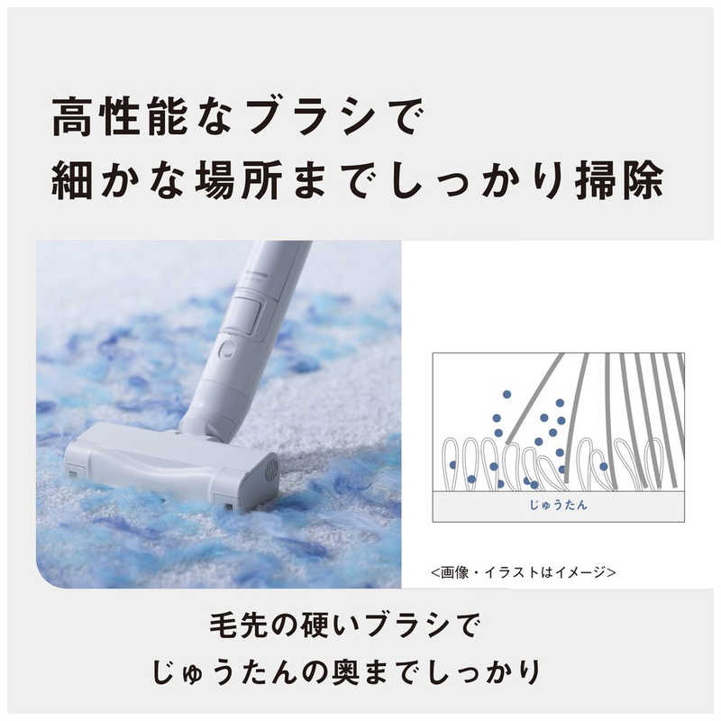 パナソニック　Panasonic パナソニック　Panasonic セパレート型コードレススティック掃除機 ［コードレス］ ホワイト MC-NS100K MC-NS100K
