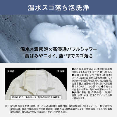 パナソニック Panasonic ドラム式洗濯乾燥機 LXシリーズ 洗濯