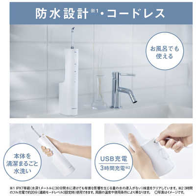 パナソニック Panasonic 口腔洗浄器 白「ジェットウォッシャー