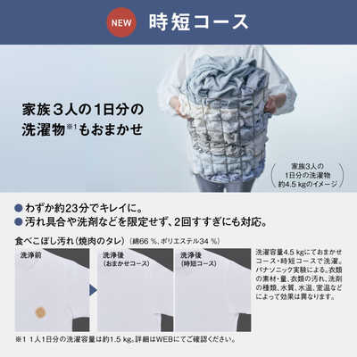 パナソニック Panasonic 全自動洗濯機 FAシリーズ ホワイト 洗濯10.0