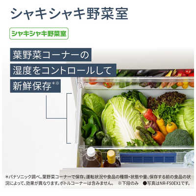 パナソニック Panasonic 冷蔵庫 5ドア EXタイプ 幅60cm 406L 左開き NR