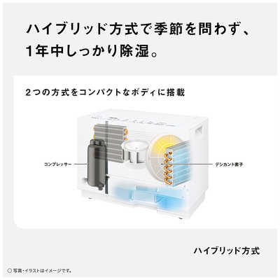 パナソニック Panasonic 衣類乾燥除湿機 ハイブリッド方式