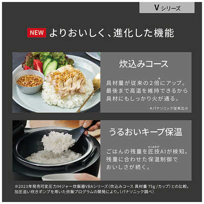 パナソニック Panasonic 【アウトレット】炊飯器 5.5合 Bistro 