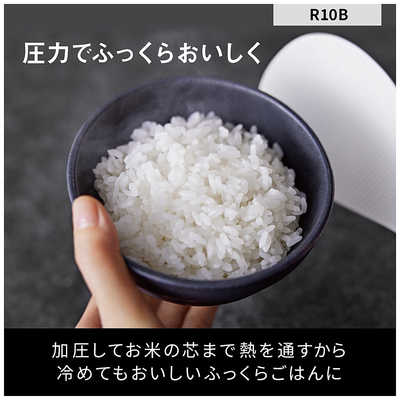 パナソニック Panasonic 炊飯器 5合 圧力IHジャー ホワイト SR-R10B-W