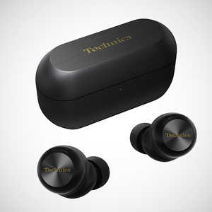 TECHNICS 完全ワイヤレスイヤホン ブラック［ワイヤレス(左右分離) /ノイズキャンセリング対応 /Bluetooth対応］ EAH-AZ100-K