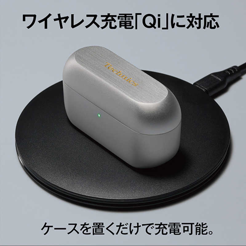 TECHNICS TECHNICS 完全ワイヤレスイヤホン シルバー［ワイヤレス(左右分離) /ノイズキャンセリング対応 /Bluetooth対応］ EAH-AZ100-S EAH-AZ100-S