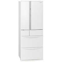 【美品】パナソニック 6ドア冷凍冷蔵庫「NR-FV46A-W」455L ヨドバシ.com - パナソニック Panasonic エコナビ搭載冷蔵庫