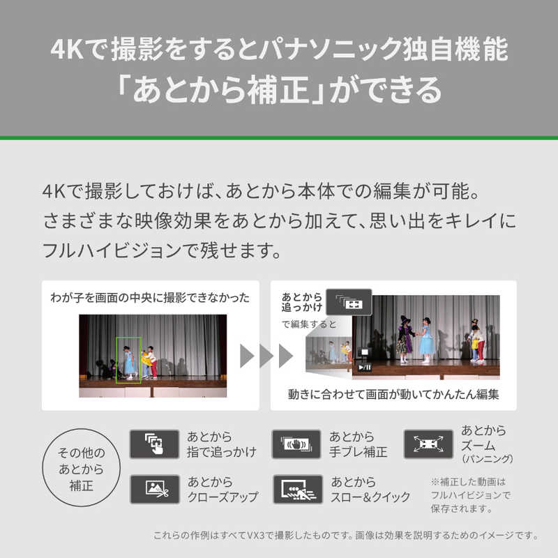 パナソニック　Panasonic パナソニック　Panasonic デジタル4Kビデオカメラ ［4K対応］ レザーブラック HC-VX3-K HC-VX3-K
