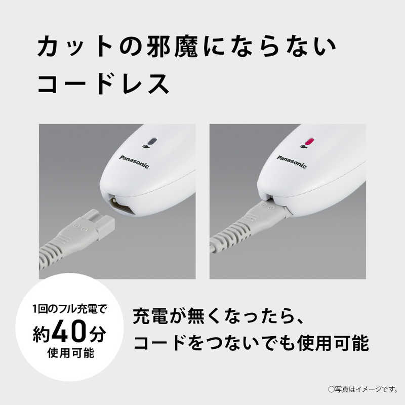パナソニック　Panasonic パナソニック　Panasonic バリカン ［交流充電式］ 白 ER-GF42-W ER-GF42-W