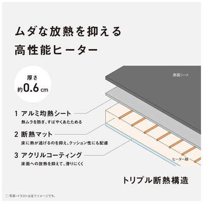 パナソニック Panasonic カーペット本体 ［本体のみ /1畳］ DC-1NK の