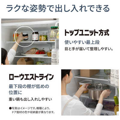 パナソニック Panasonic 冷蔵庫 5ドア 450L 右開き RYタイプ 幅60cm