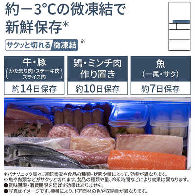 Panasonic 冷蔵庫 NR-E41RY2-S 410L 2025年製5ドア パナソニック 冷蔵庫 410L 右開き 5ドア 幅60cm コンパクトBIG サクッ
