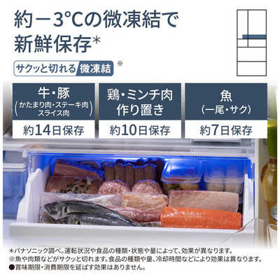 パナソニック Panasonic 冷蔵庫 6ドア 450L フレンチドア(観音開き) HY