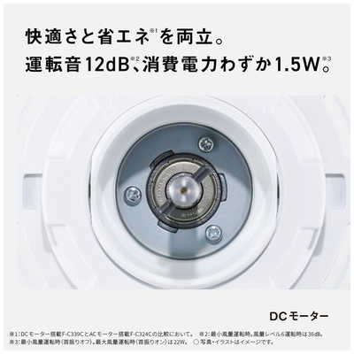 パナソニック Panasonic 扇風機 DCモーター搭載 (省エネタイプ) 自動首