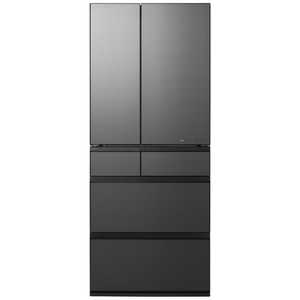 パナソニック Panasonic 冷蔵庫 6ドア 650L フレンチドア(観音開き) WXタイプ 幅75cm ミスティスチールグレー(フロスト加工) NR-F65WX2-H