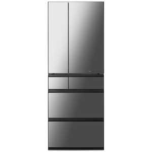 パナソニック Panasonic 冷蔵庫 6ドア 601L フレンチドア(観音開き) WXタイプ 幅68.5cm オニキスミラー(ミラー加工) NR-F60WX2-X