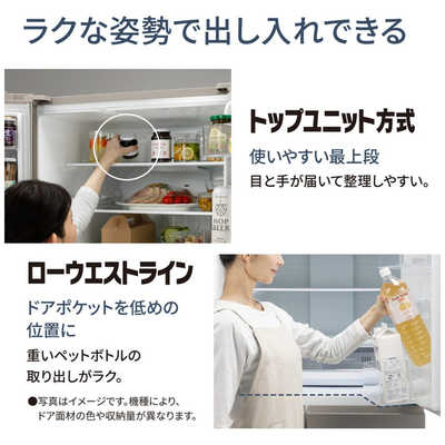 パナソニック Panasonic 冷蔵庫 6ドア 451L フレンチドア