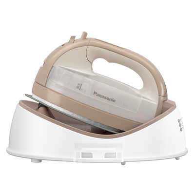 パナソニック Panasonic コードレススチームアイロン ベージュ