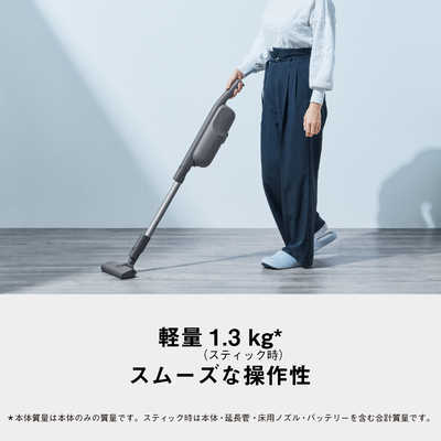 パナソニック Panasonic スティッククリーナー 紙パック式 コードレス