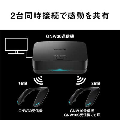 パナソニック Panasonic ネックスピーカー ブラック SC-GNW30 の
