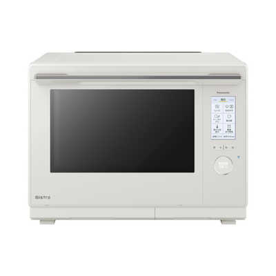 11美品✨パナソニック ビストロ スチームオーブンレンジ ホワイト 30L パナソニック Panasonic スチームオーブンレンジ 30L フラット