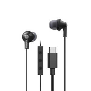 パナソニック　Panasonic USBタイプCイヤホン ［USB］ ブラック RP-HJE150C-K