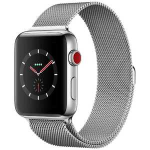 アップル Apple Watch Series 3（GPS + Cellularモデル） 42mm ステンレススチールケースとミラネーゼループ　MR1U2J/A MR1U2JA