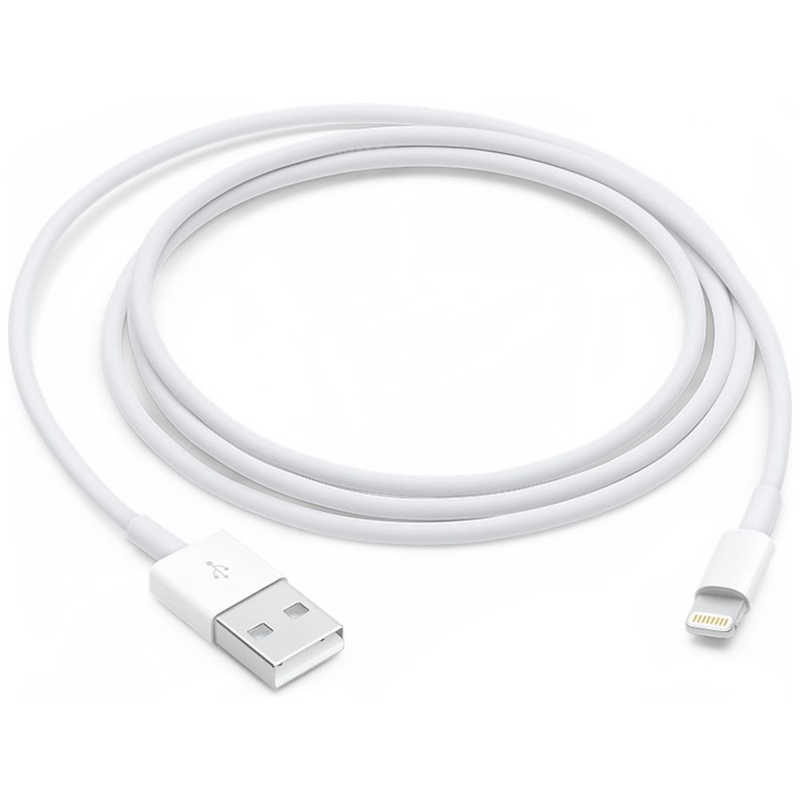アップル アップル 【純正】 iPad / iPad mini / iPhone / iPod対応　Lightning ⇔ USB2.0ケーブル 充電・転送  （1m・ホワイト） MQUE2AM/A　ホワイト MQUE2AMA MQUE2AMA