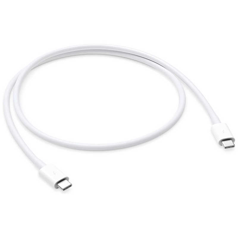 アップル アップル (純正) Thunderbolt 3(USB-C)ケーブル(0.8m･ホワイト) MQ4H2FE/A MQ4H2FE/A