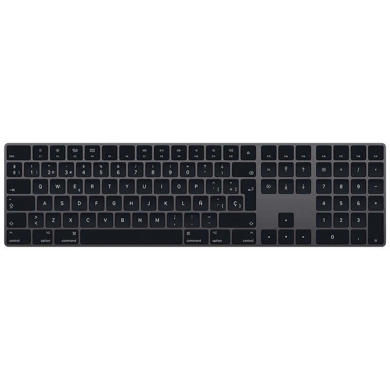 アップル アップル Magic Keyboard(テンキー付き)- スペイン語 MRMH2JE/A (スペｰスグレイ) MRMH2JE/A (スペｰスグレイ)