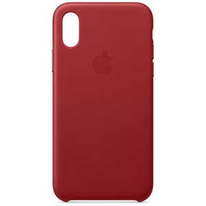 アップル 【純正】iPhone XS レザーケース MRWK2FEA(PRODUCT)RED