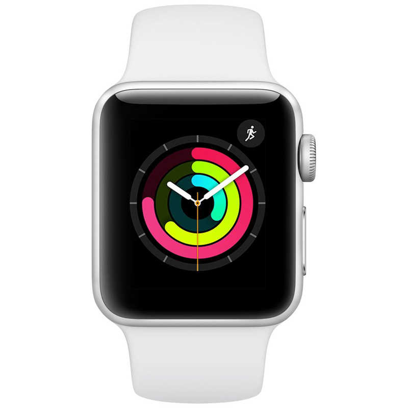 アップル アップルウォッチ Apple Watch Series 3(GPSモデル) 38mmシルバーアルミニウムケースとホワイトスポーツバンド  MTEY2J/A の通販 | カテゴリ：インテリア・雑貨・寝具 | アップル 家電通販のコジマネット - 全品代引き手数料無料