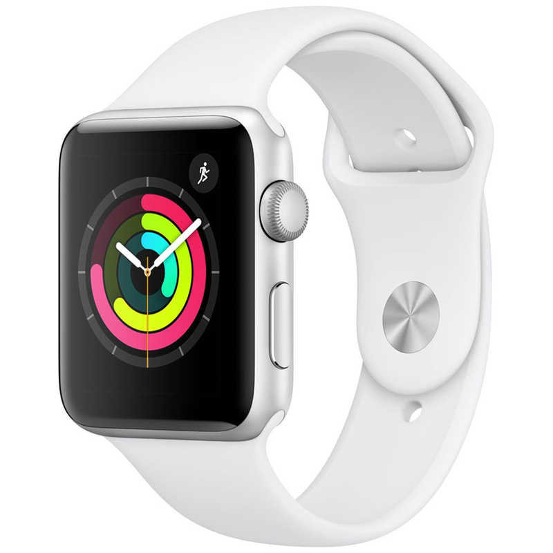 アップル アップル Apple Watch Series 3（GPSモデル） 42mmシルバーアルミニウムケースとホワイトスポーツバンド MTF22J/A 42mmシルバーアルミニウムケースとホワイトスポーツバンド MTF22J/A