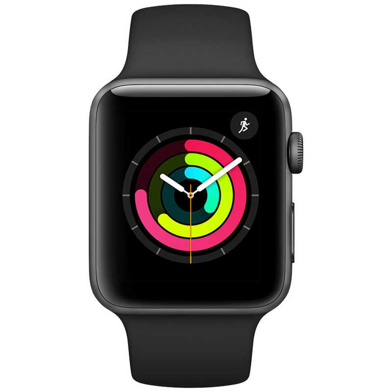 アップル アップル Apple Watch Series 3（GPSモデル） 42mmスペースグレイアルミニウムケースとブラックスポーツバンド MTF32J/A 42mmスペースグレイアルミニウムケースとブラックスポーツバンド MTF32J/A