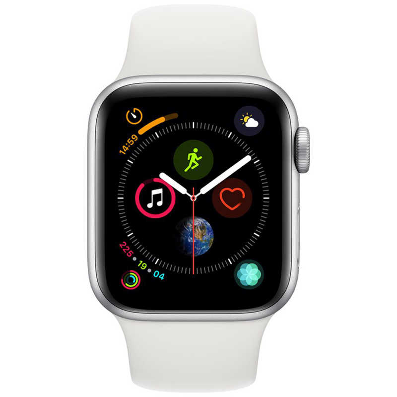 アップル アップル Apple Watch Series 4（GPSモデル）- 40mm シルバーアルミニウムケースとホワイトスポーツバンド MU642JA MU642JA