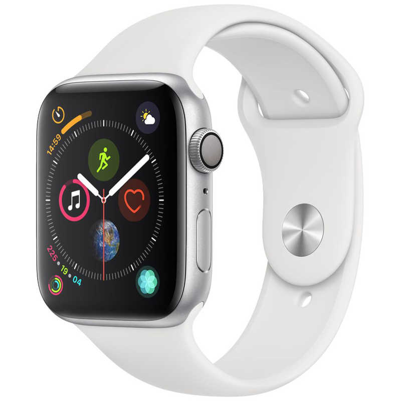 アップル アップル Apple Watch Series 4（GPSモデル）- 44mm シルバーアルミニウムケースとホワイトスポーツバンド MU6A2JA MU6A2JA