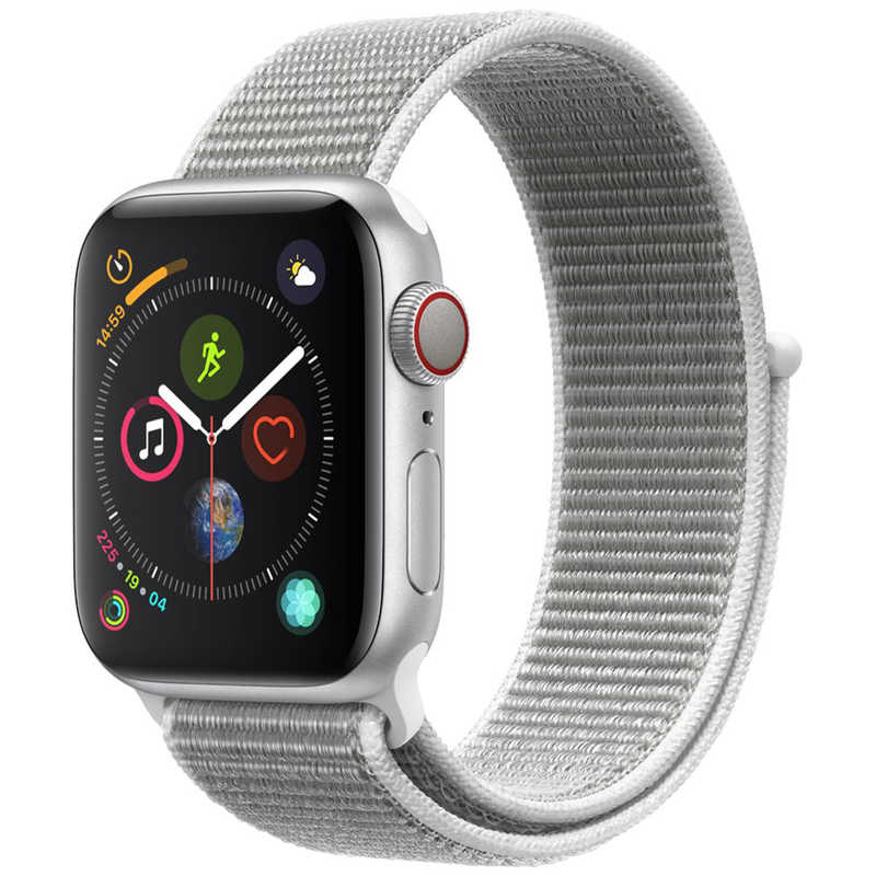 アップル アップル Apple Watch Series 4（GPS + Cellularモデル）- 40mm シルバーアルミニウムケースとシーシェルスポーツループ MTVC2JA MTVC2JA