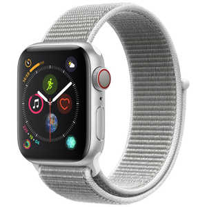 アップル Apple Watch Series 4（GPS + Cellularモデル）- 40mm シルバーアルミニウムケースとシーシェルスポーツループ MTVC2JA