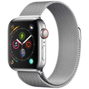 アップル Apple Watch Series 4(GPS + Cellularモデル) MTVK2JA 40mmステンレススチｰルケｰスとミラネｰゼルｰプ