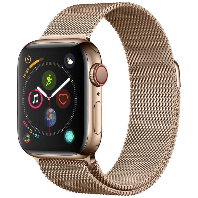アップル アップル Apple Watch Series 4(GPS + Cellularモデル) MTVQ2JA 40mmゴｰルドステンレススチｰルケｰスとゴｰルドミラネｰゼルｰプ MTVQ2JA 40mmゴｰルドステンレススチｰルケｰスとゴｰルドミラネｰゼルｰプ