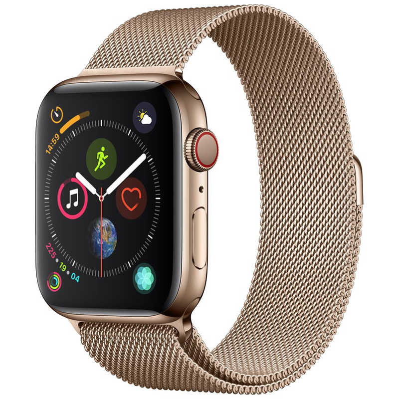 アップル アップル Apple Watch Series 4（GPS + Cellularモデル）- 44mm ゴールドステンレススチールケースとゴールドミラネーゼループ MTX52JA MTX52JA