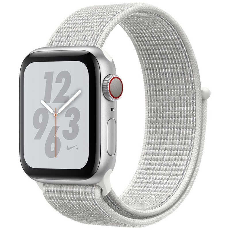 アップル アップル Apple Watch Nike+ Series 4(GPS + Cellularモデル) MTXF2JA 40mmシルバｰアルミニウムケｰスとサミットホワイトNikeスポｰツルｰプ MTXF2JA 40mmシルバｰアルミニウムケｰスとサミットホワイトNikeスポｰツルｰプ