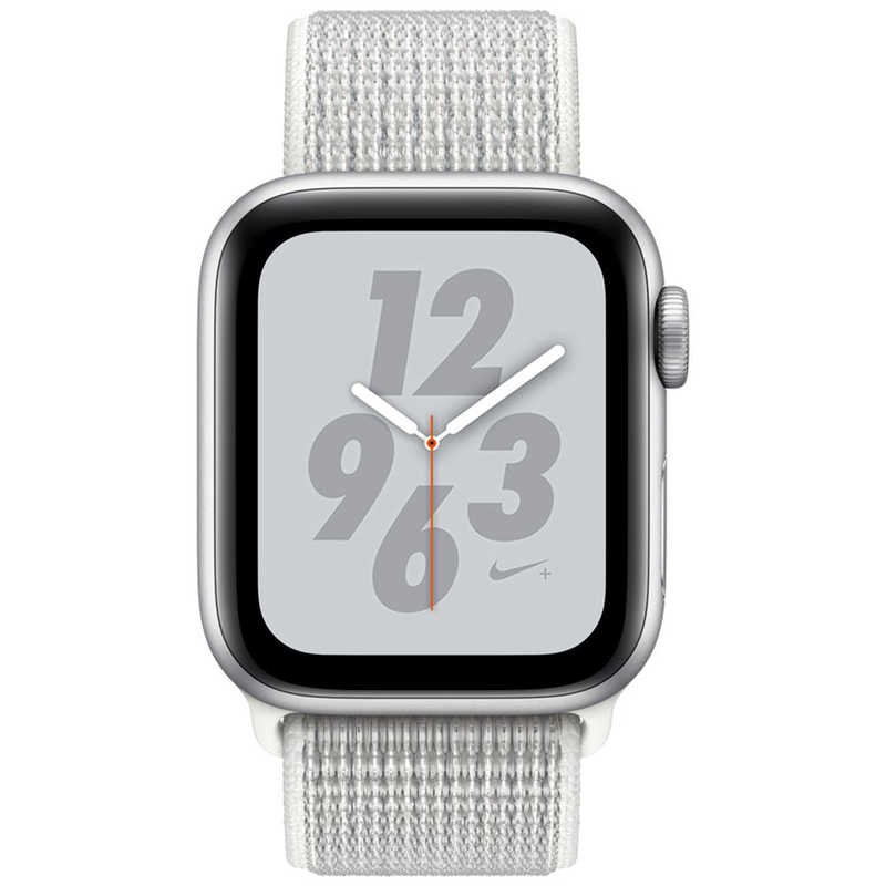 アップル アップル Apple Watch Nike+ Series 4(GPS + Cellularモデル) MTXF2JA 40mmシルバｰアルミニウムケｰスとサミットホワイトNikeスポｰツルｰプ MTXF2JA 40mmシルバｰアルミニウムケｰスとサミットホワイトNikeスポｰツルｰプ