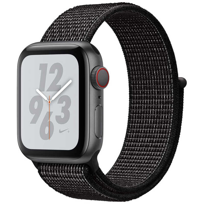 アップル アップル Apple Watch Nike+ Series 4(GPS + Cellularモデル) MTXH2JA 40mmスペｰスグレイアルミニウムケｰスとブラックNikeスポｰツルｰプ MTXH2JA 40mmスペｰスグレイアルミニウムケｰスとブラックNikeスポｰツルｰプ